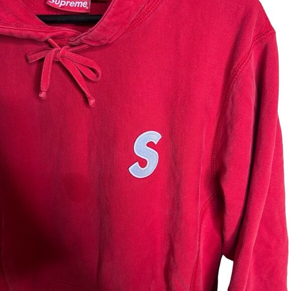 Supreme S Logo Hoodie Large *Flaws* - Picture 2 of 10